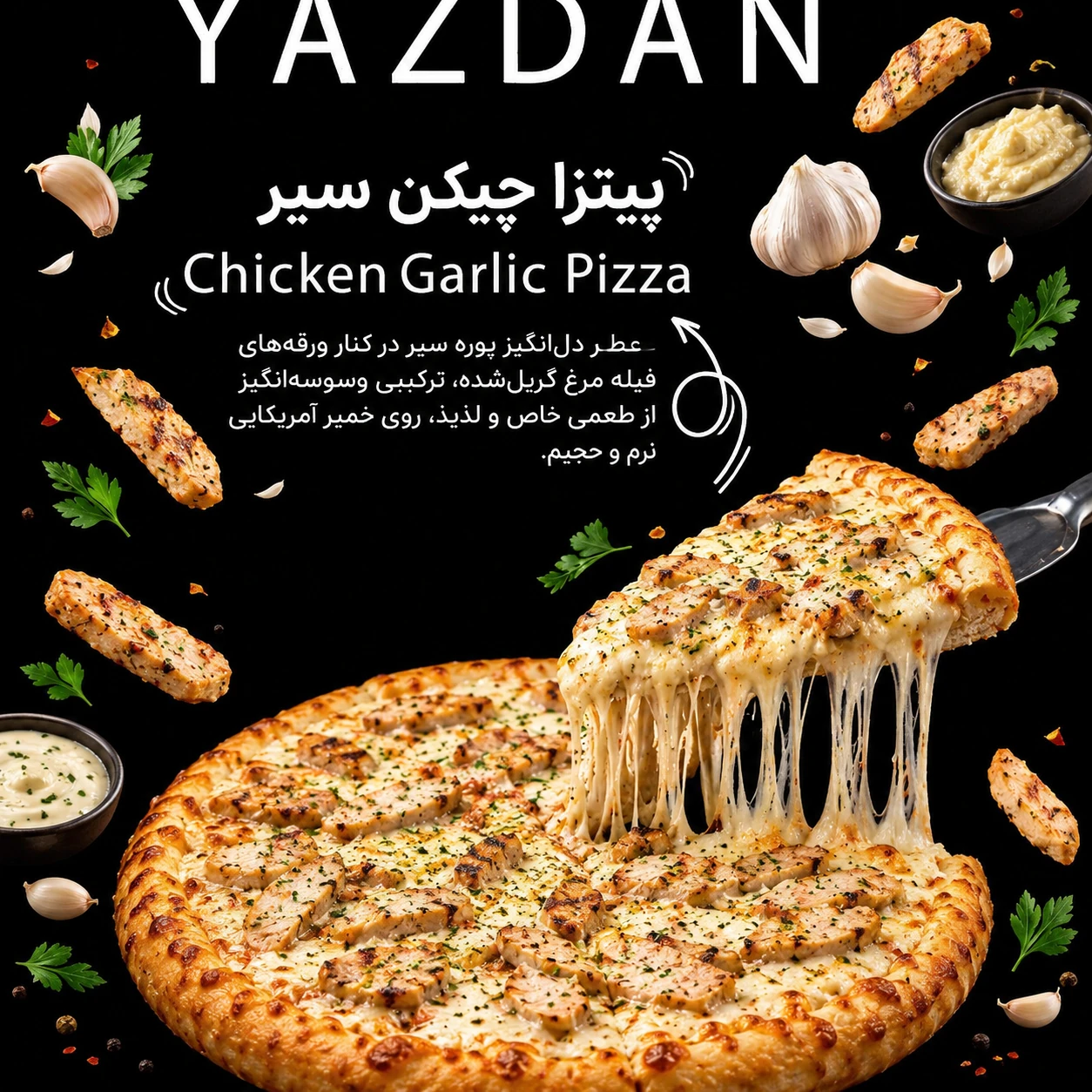 سیرو استیک مرغ - یزدان